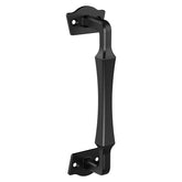 National Hardware N166-027 Rustic Modern Gate Pull, 9-7/8 in L Handle, Steel, Black